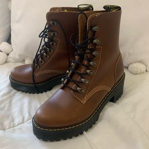 Dr. Martens Leona Orleans Womens Leather Boots